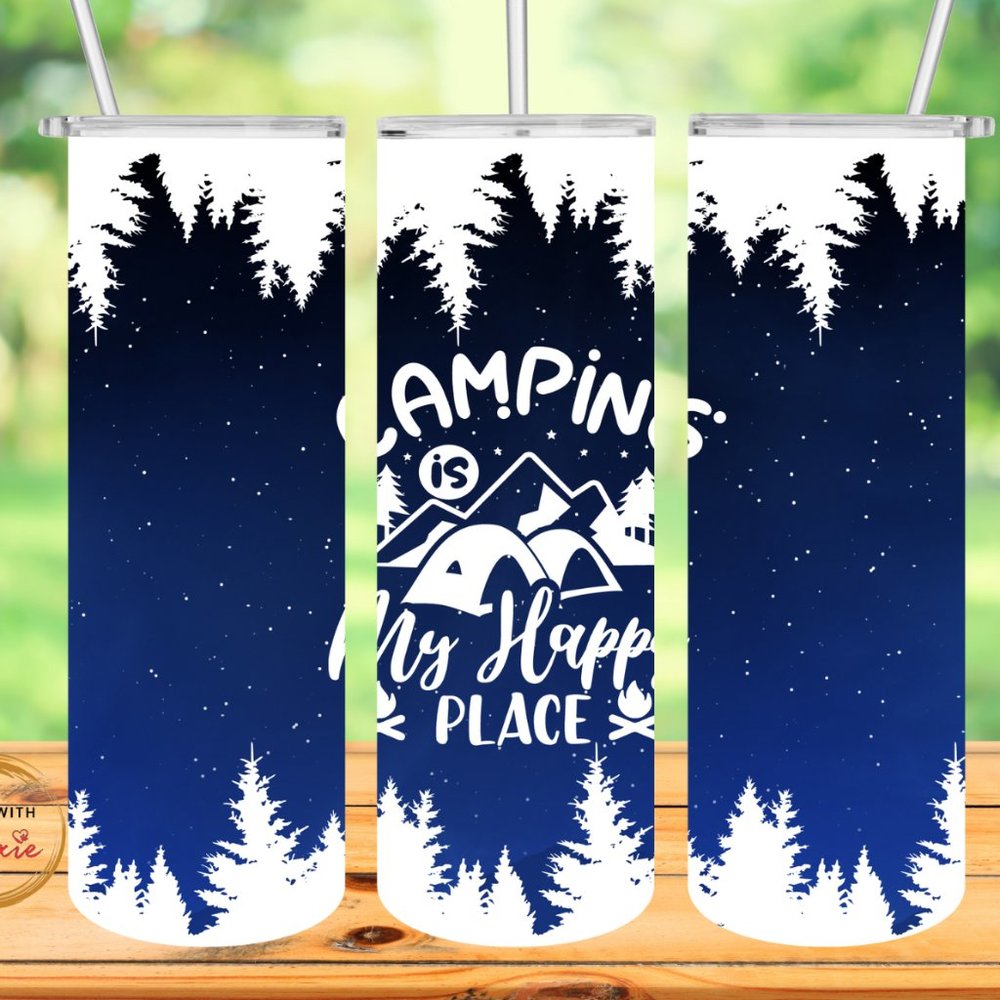 20oz Camping Vibes Hot/Cold Tumbler